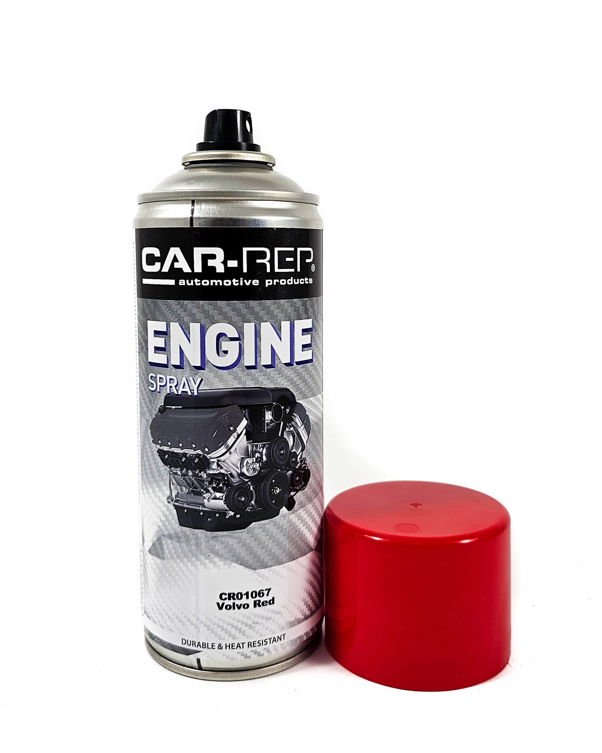 Czerwona Farba Lakier Do Silnika Spray 400ml Odporny Na Temperature Car-rep