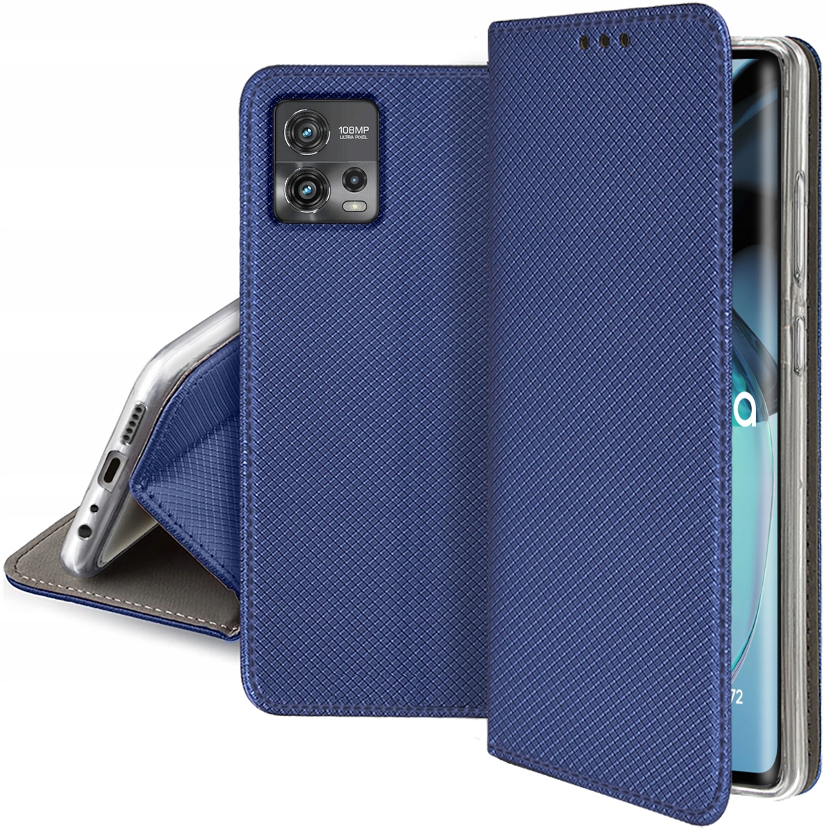 

Etui do Motorola Moto G72 Smart Magnet Szkło
