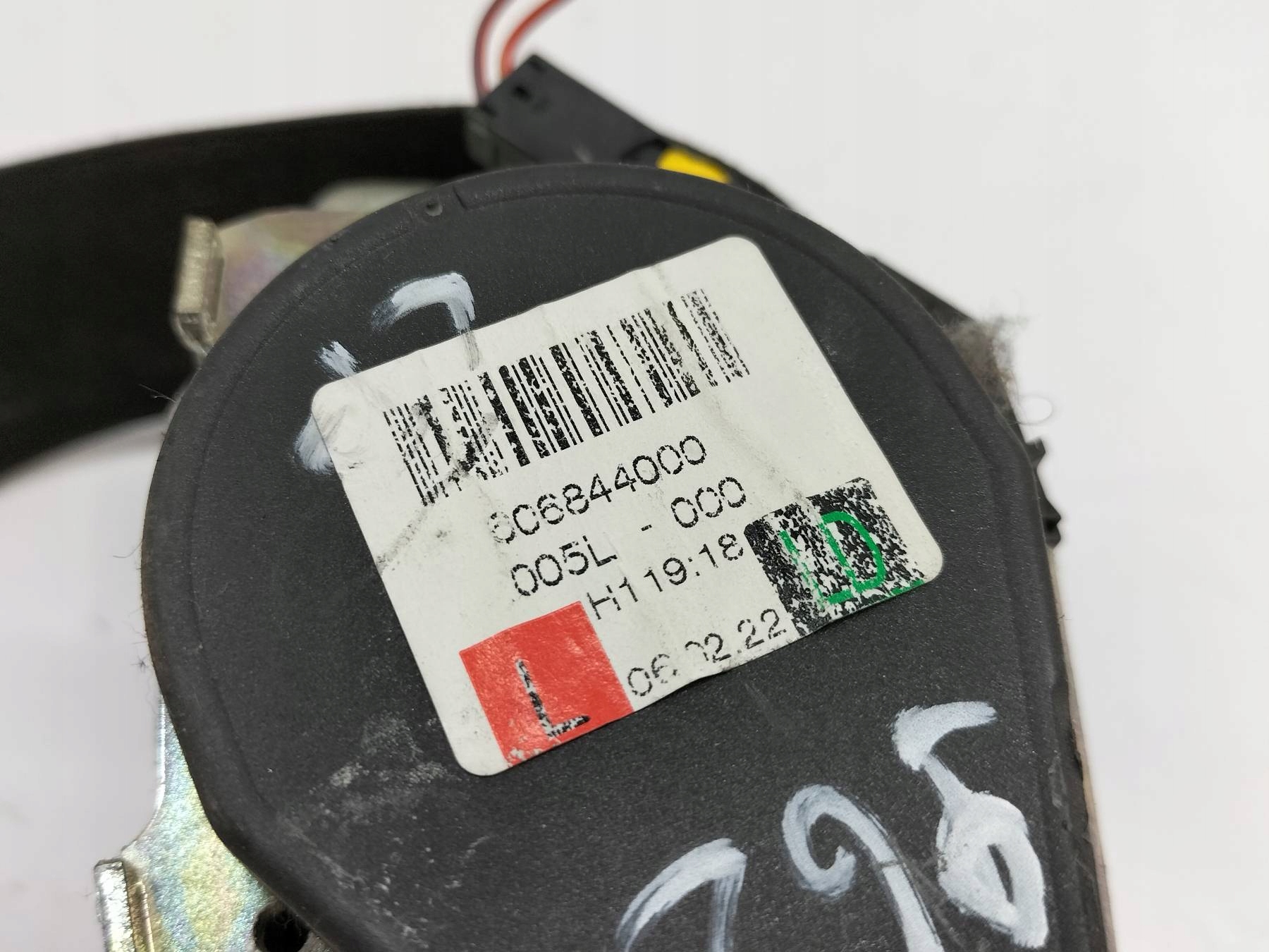 tension belt safety left front driver´s 454 7000A309 Smart Forfour and