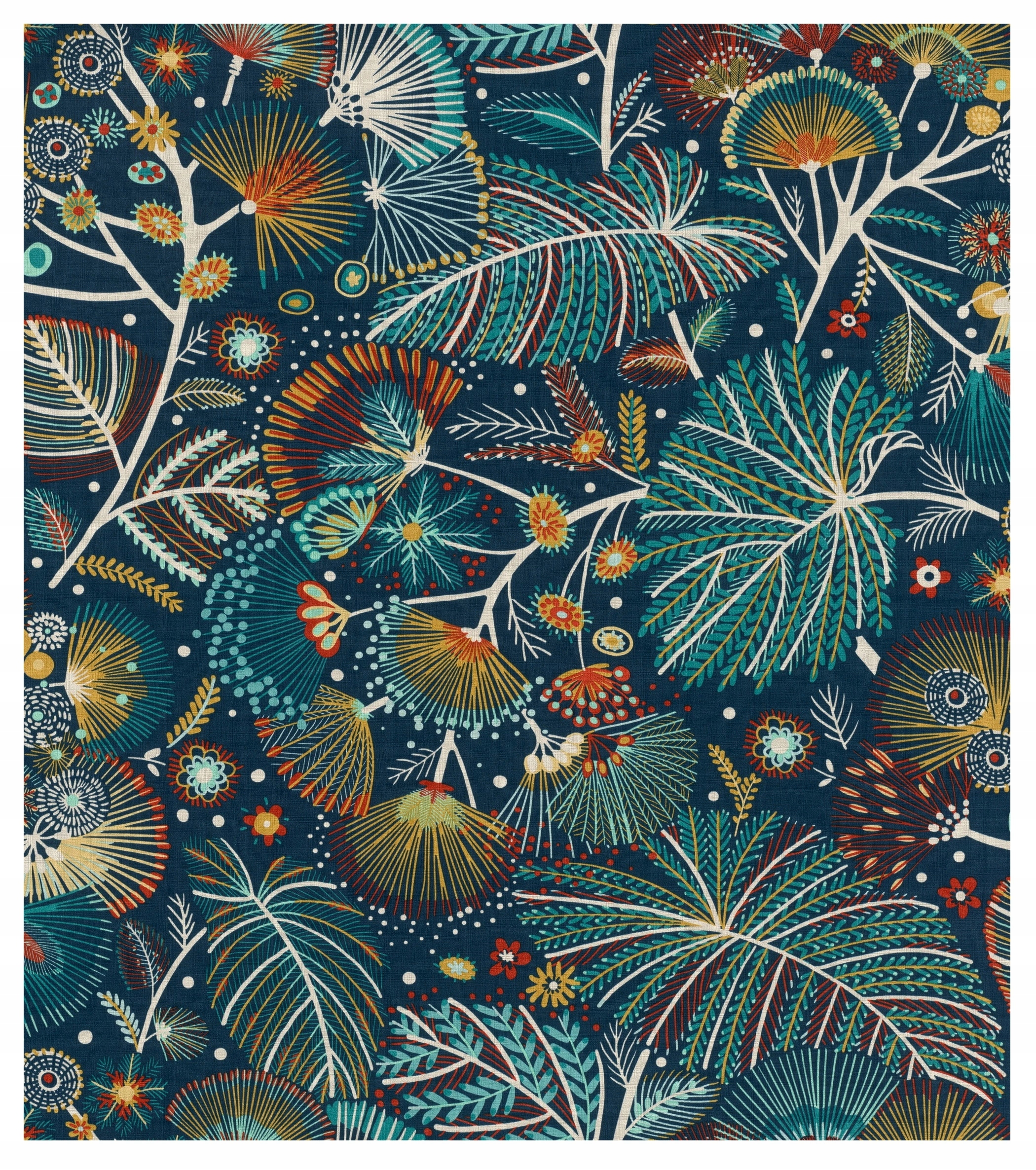 Tapeta W KWIATY KWIATKI LIŚCIE GRANAT RASCH EAN (GTIN) 4000441461862