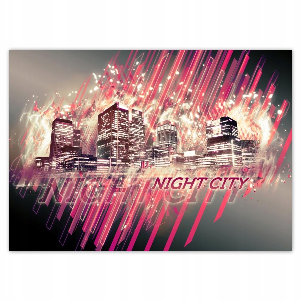 

Naklejki 70x50 City at night
