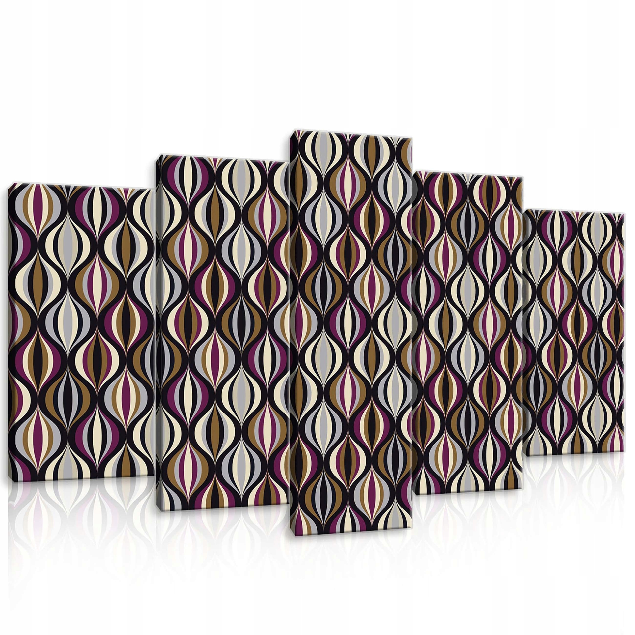Obraz 100x60 Abstrakce geometrický vzor retro moderní kapka rytmus