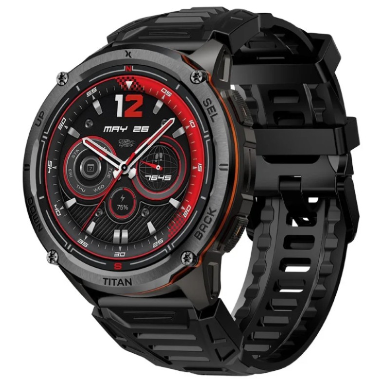Chytré Hodinky Maxcom FW111 Titan Chronos Gps Černý Pánské hodinky Sportovní