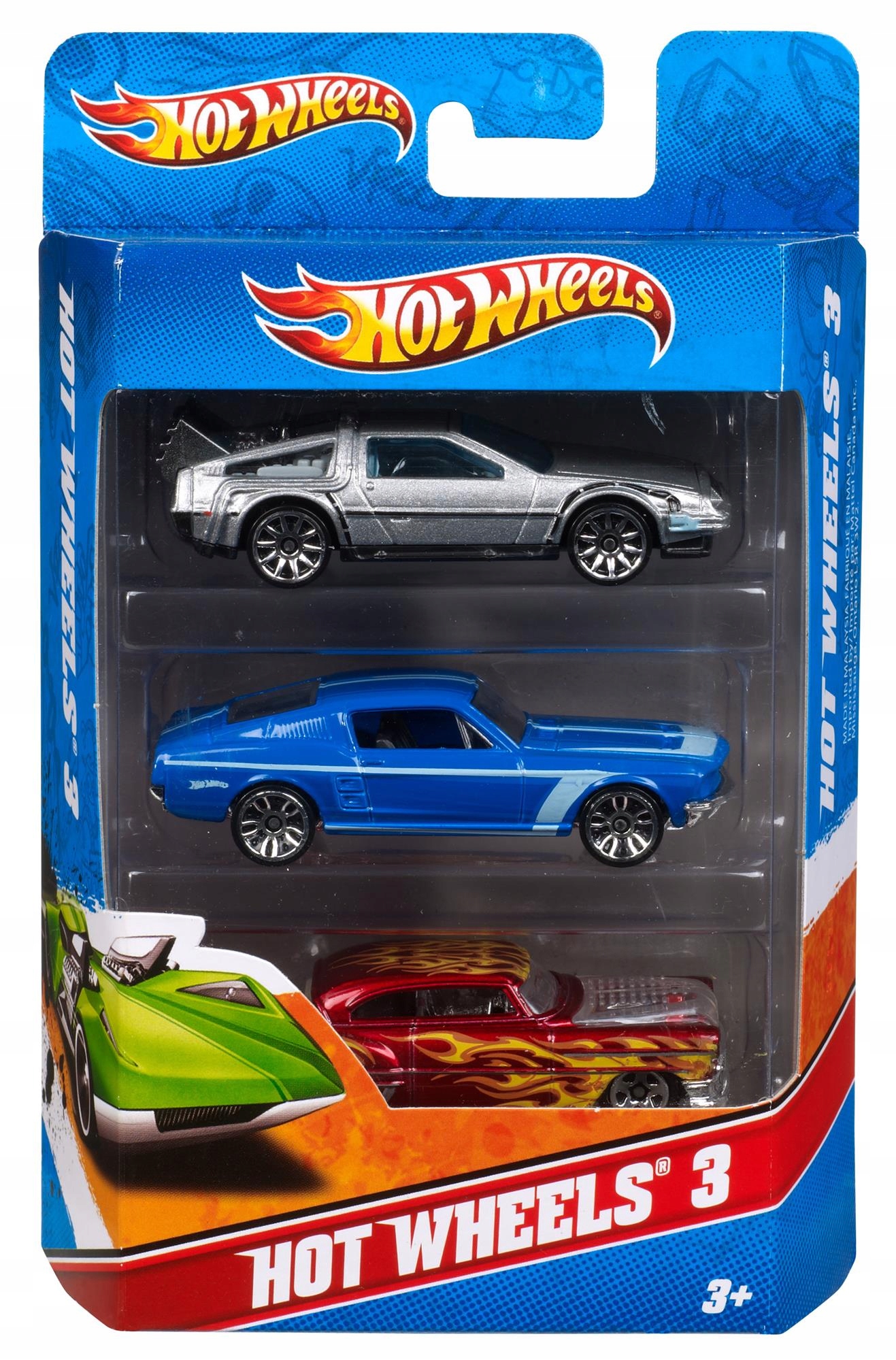 HOT WHEELS Trzypak samochodzików Zestaw prezentowy 3 auta Model K5904