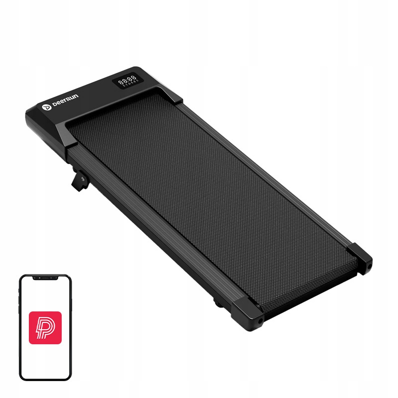 Deerrun Q2 Urban Bieżnia Elektryczna Kompaktowa Nachylenie Aplikacja Pitpat