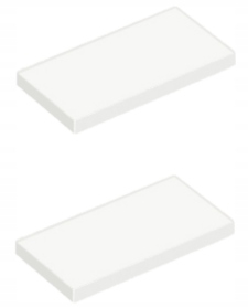 

Lego Płytka Tile 2x4 Biały 4560178 87079 2szt