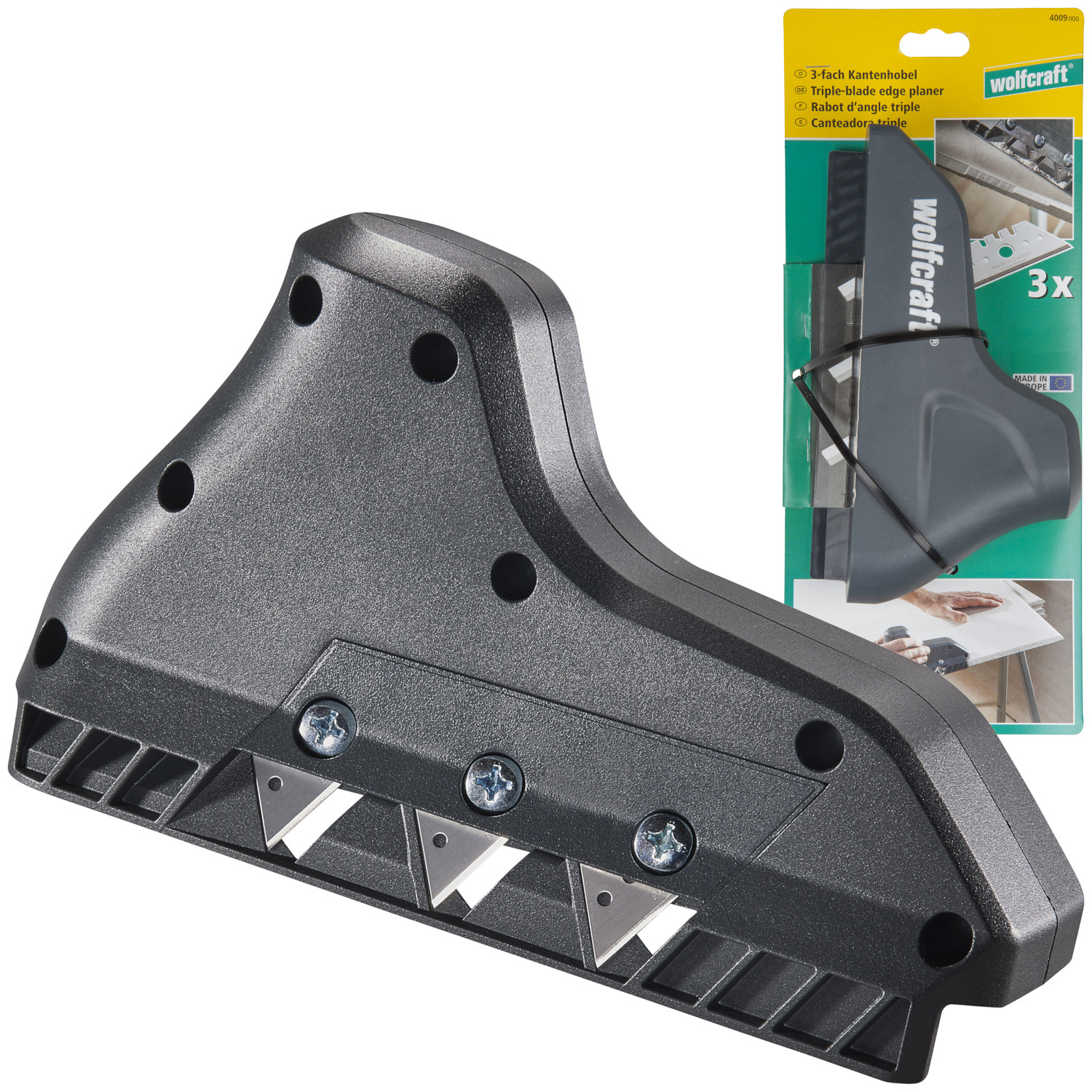 Wolfcraft Strug Do Krawędzi Płyt Gk Do Fazowania Karton Gipsu 4009000