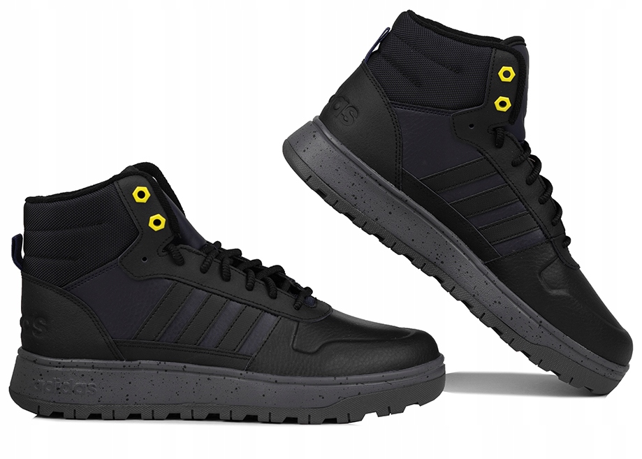 adidas pánské sportovní pohodlné podzimní zimní kožené boty vel