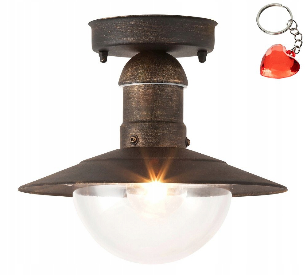 Lampa sufitowa zewnętrzna na taras IP44 E27 60W Oslo 8736 Rabalux