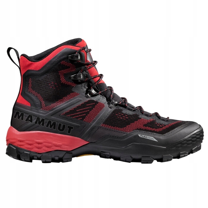 Męskie buty trekkingowe Mammut Ducan High Gtx Men black-dark spicy|44 2/3