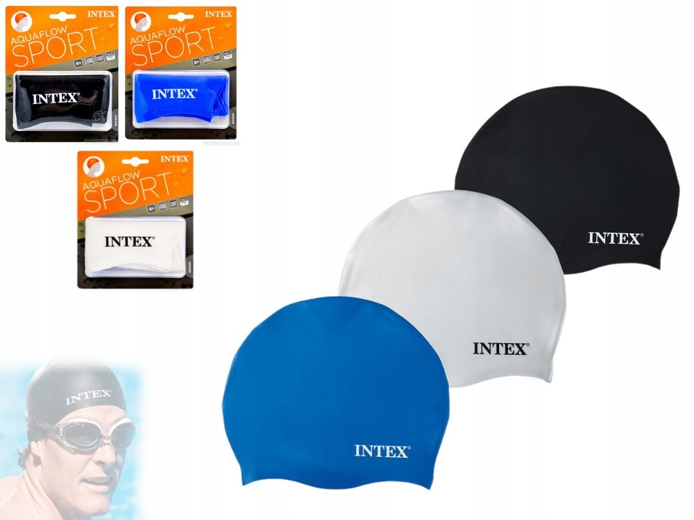 Czepek Pływacki Silikonowy Silicone Intex 55991