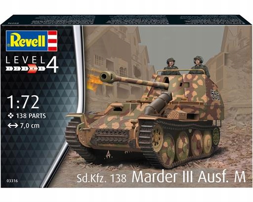 Revell 1:72 Sdkfz 138 Marder III Aufs M 033164009803033471