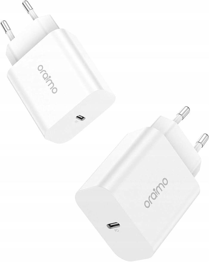 ORAIMO ŁADOWARKA USB C 20W 2szt IPHONE 14, GALAXY