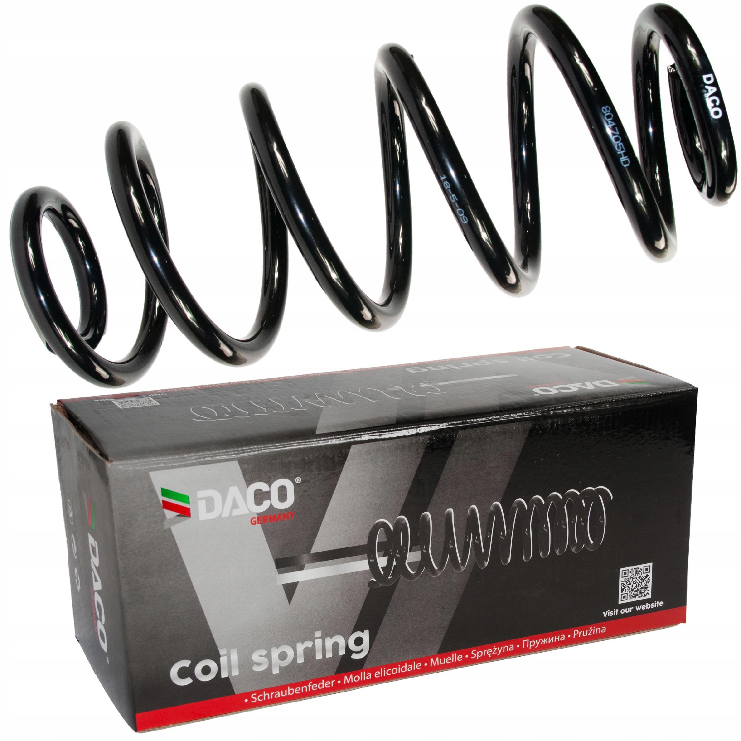 Sprezyna x2 HD DACO PRZOD VW Passat B5 A6 C5 A4 Part number 804705HD