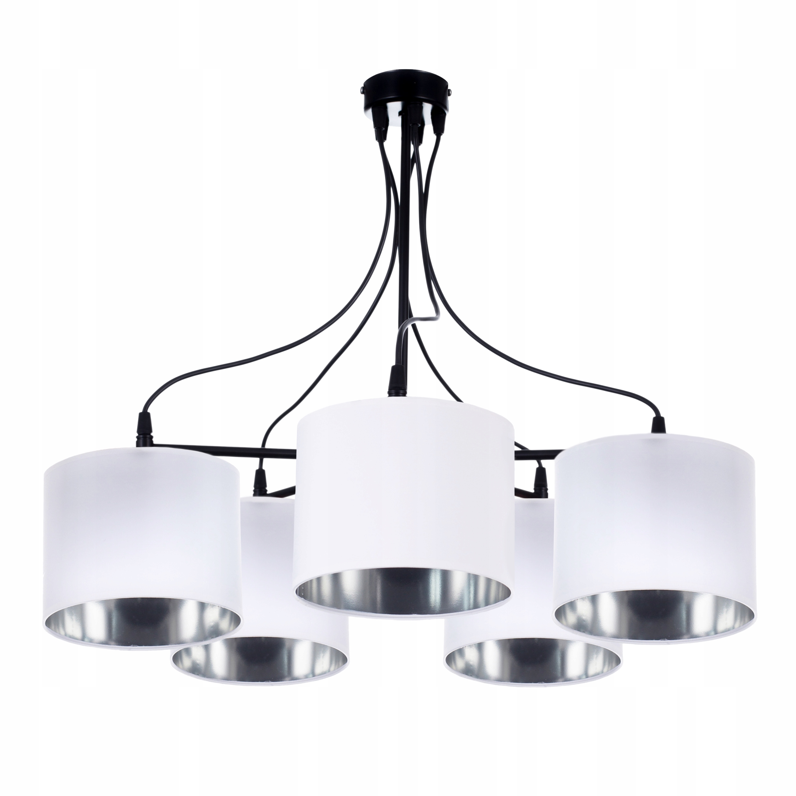 

Lampa Plafon Sufitowa Żyrandol Wisząca Na Abażury
