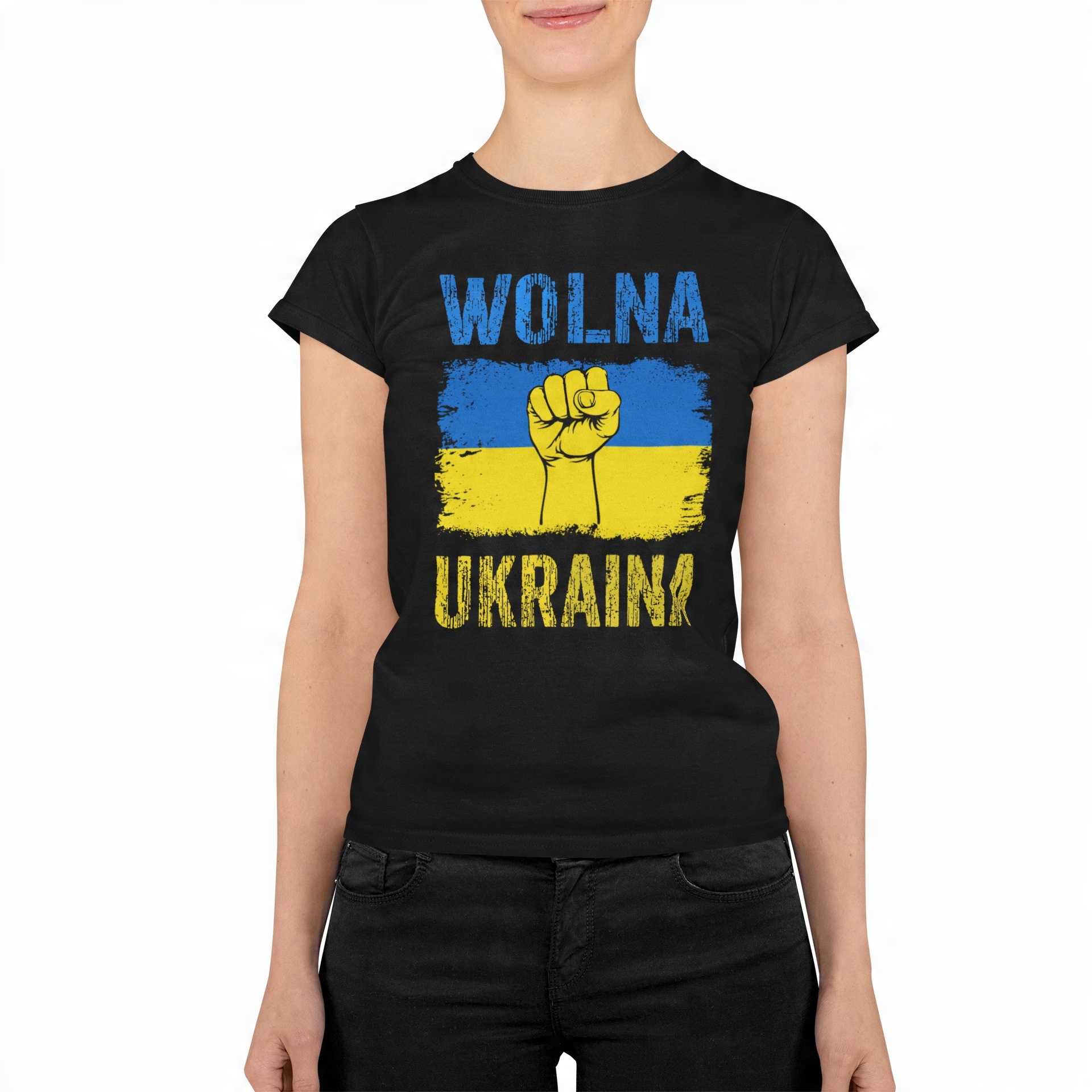 

T-shirt Damska Koszulka Wolna Ukraina Putin M