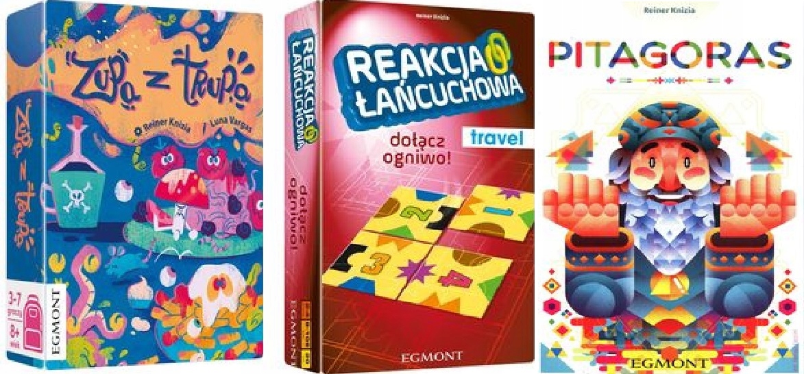 Zupa z Trupa Reakcja łańcuchowa Pitagoras Knizia Reiner