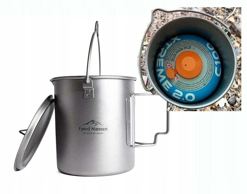 Fjord Nansen Kubek tytanowy Jacon Henge Titanium Cup 2.0 750 ml