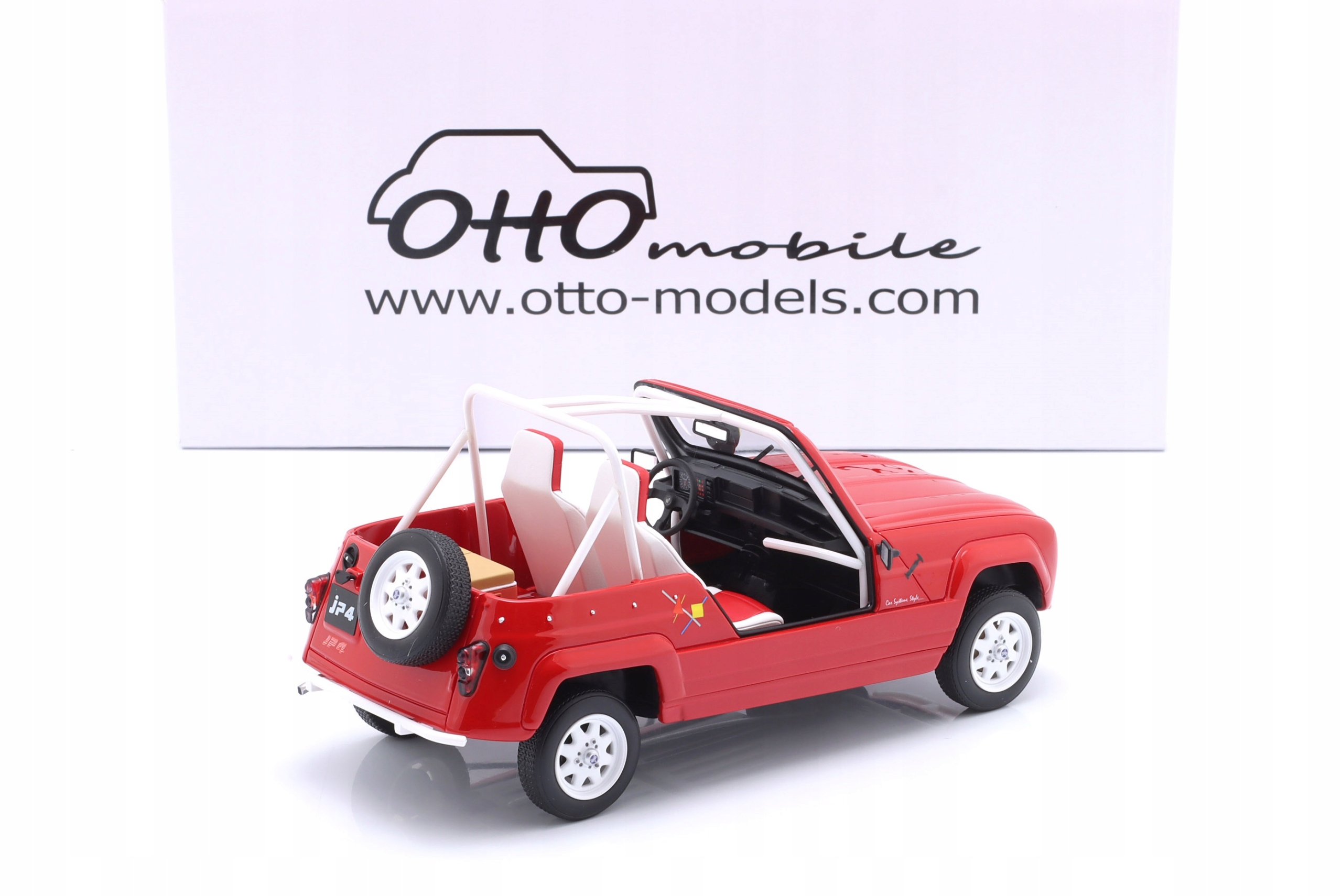 OTTO RENAULT 4L JP4 1999 Red L.E.1/2000 1:18 Stan opakowania oryginalne