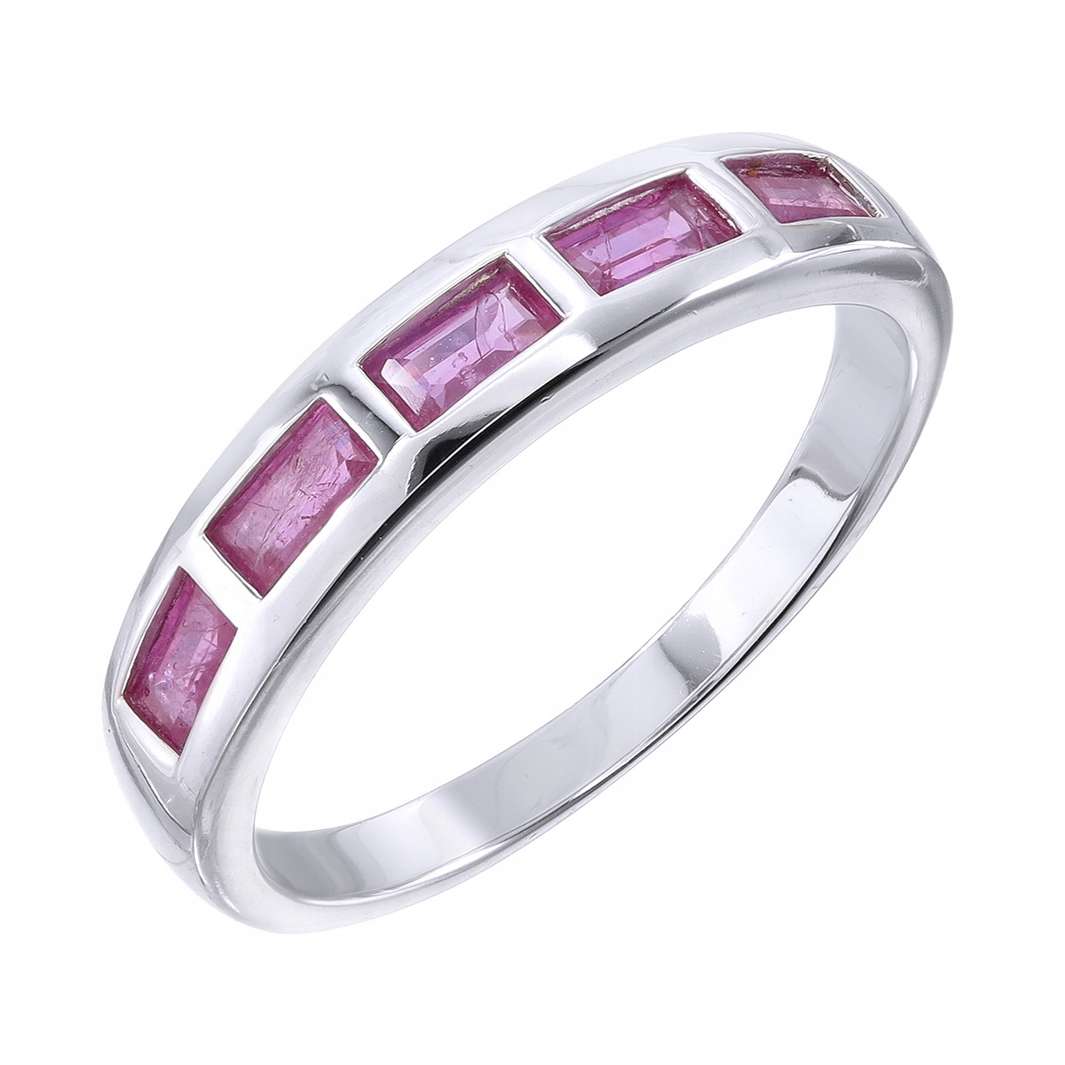 Prstýnek Ag 925 Růžový Rubín NA2294-R-BURU-WP vel.17