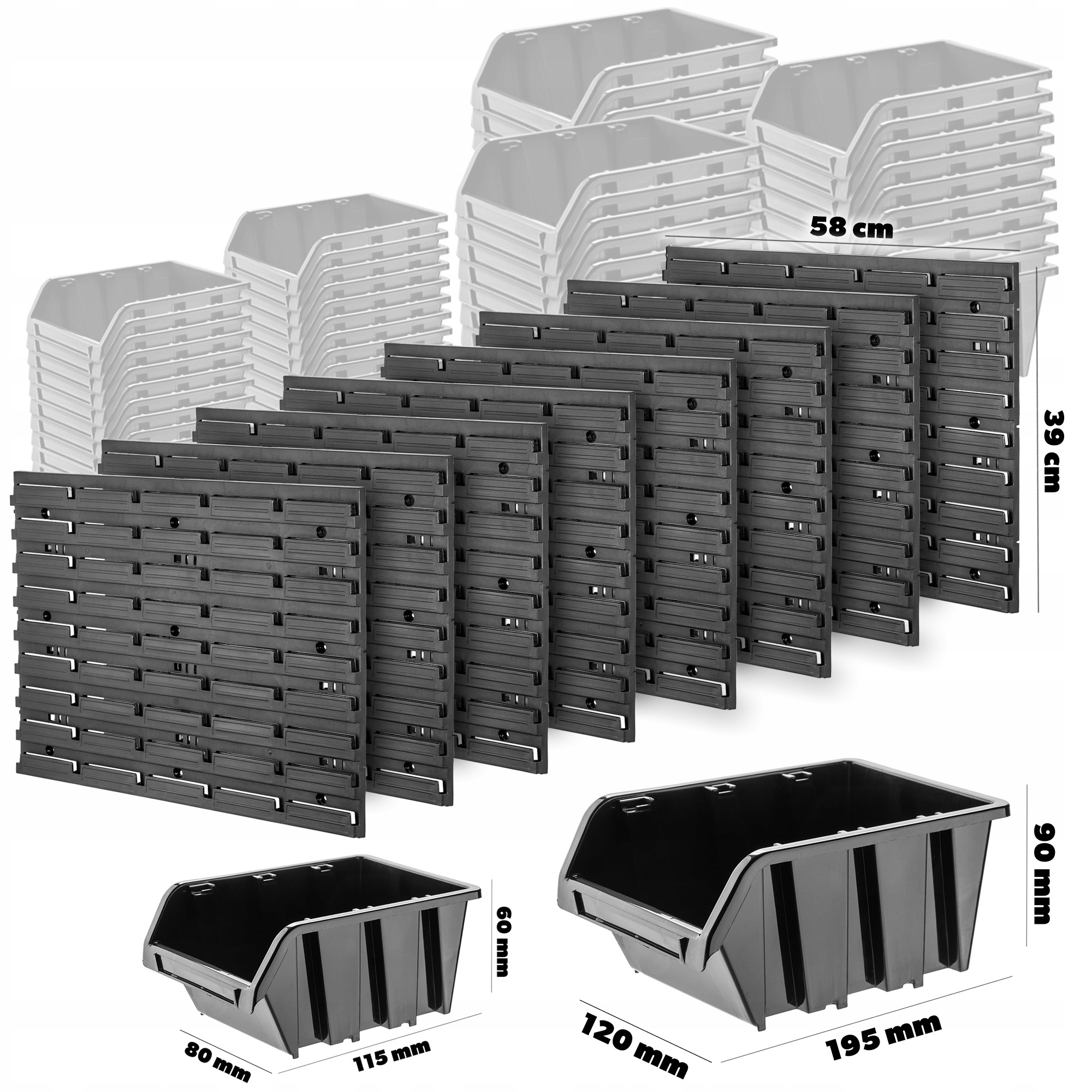 TABLICA WARSZTATOWA ŚCIANKA 232x78cm 174 EL Kod producenta K7668