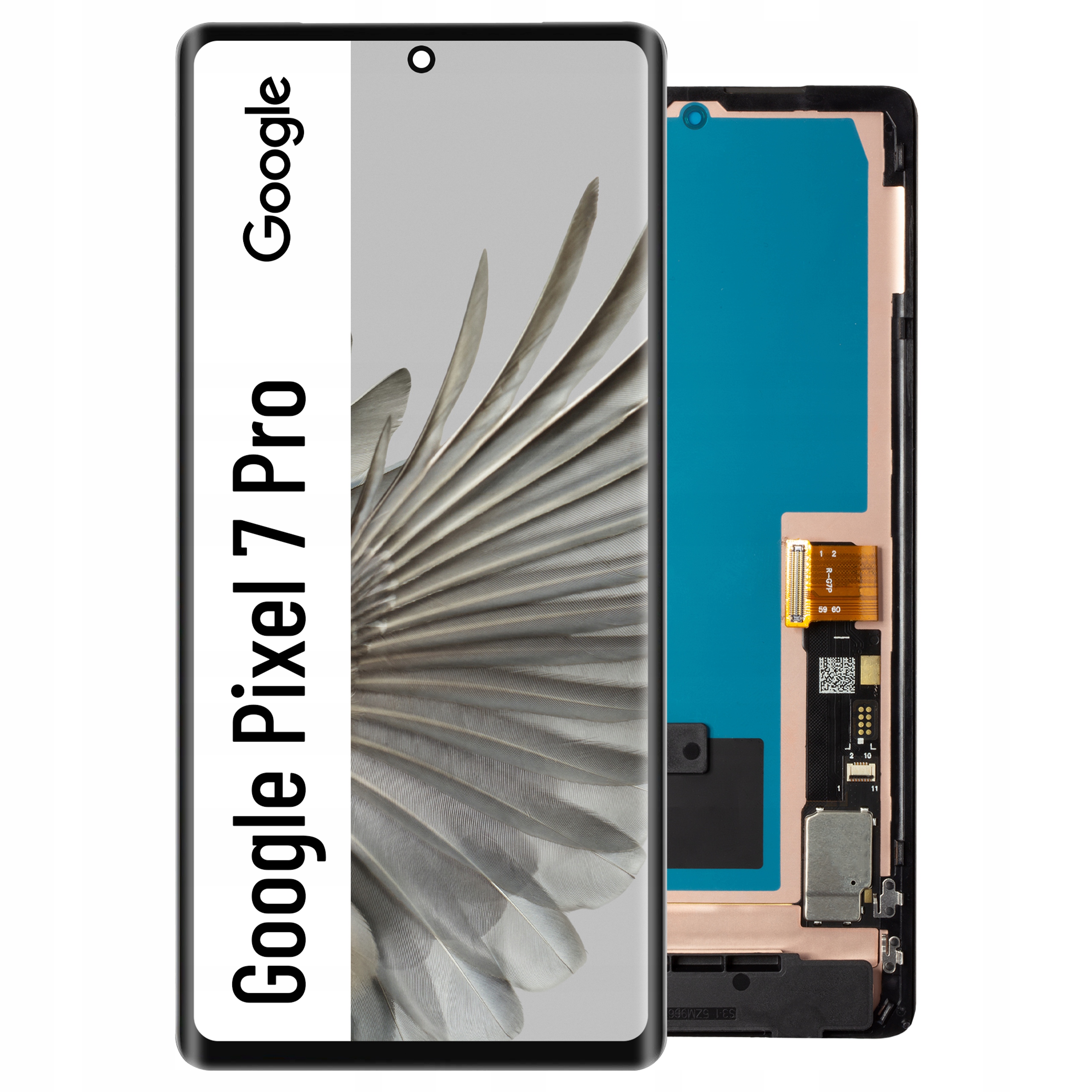 GP4BC GE2AE GFE4J LCD pro Pixel 7 Pro Displej Rámeček Obrazovka Oled