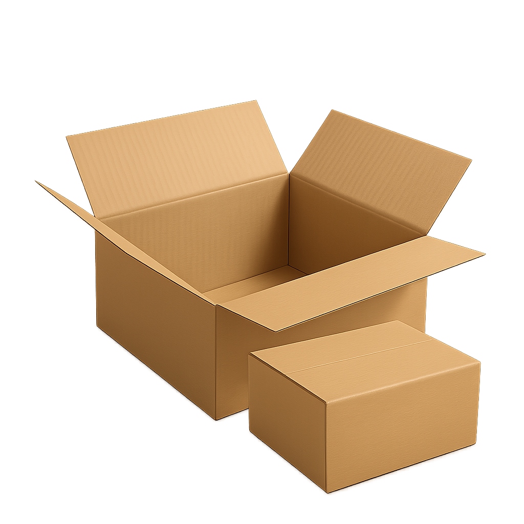 Karton klapowy brązowy 450x450x150 mm – komplet 10 szt. 5W Bc 560g
