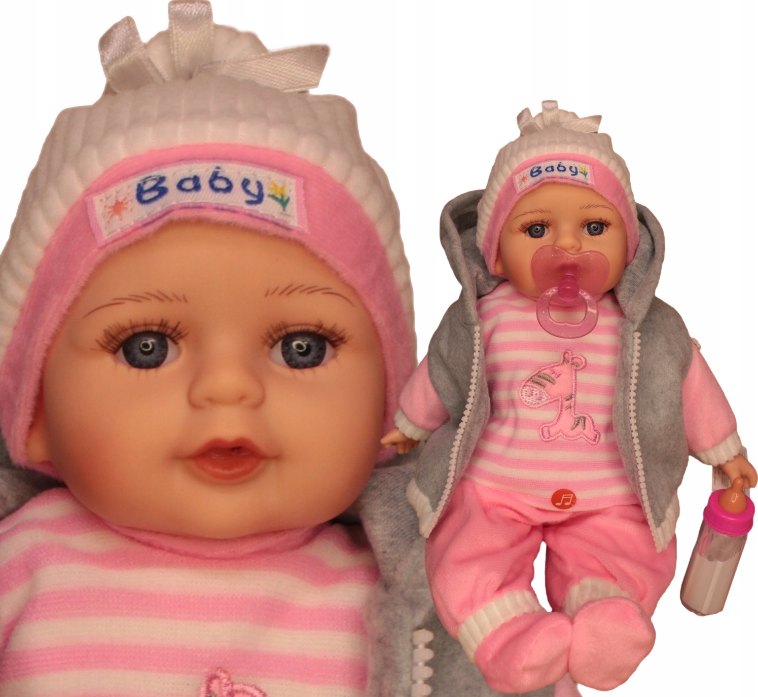 

Lalka Bobas Baby jak żywa Born mówi i śpiewa