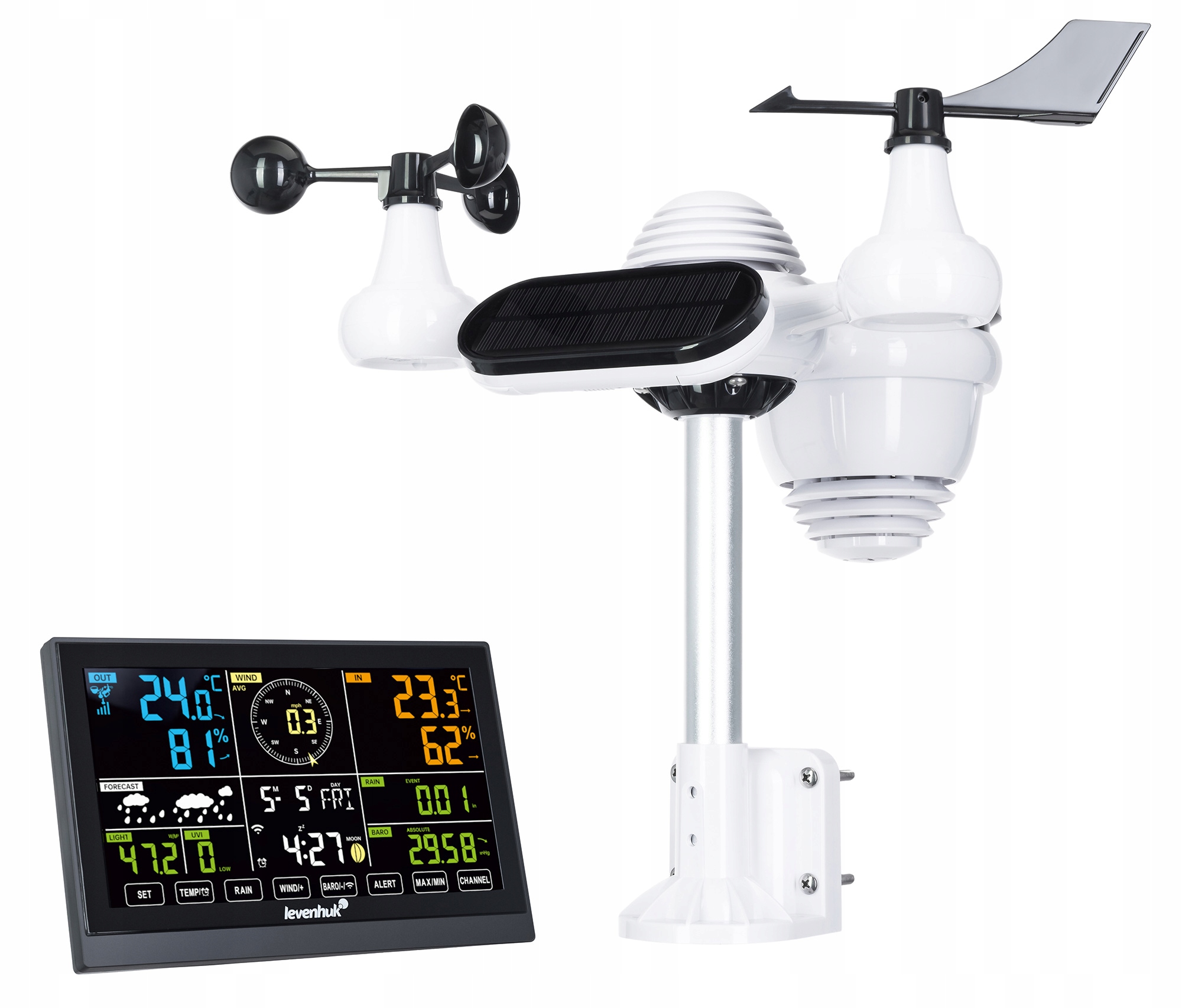 Stacja meteorologiczna Levenhuk Wezzer Plus LP140