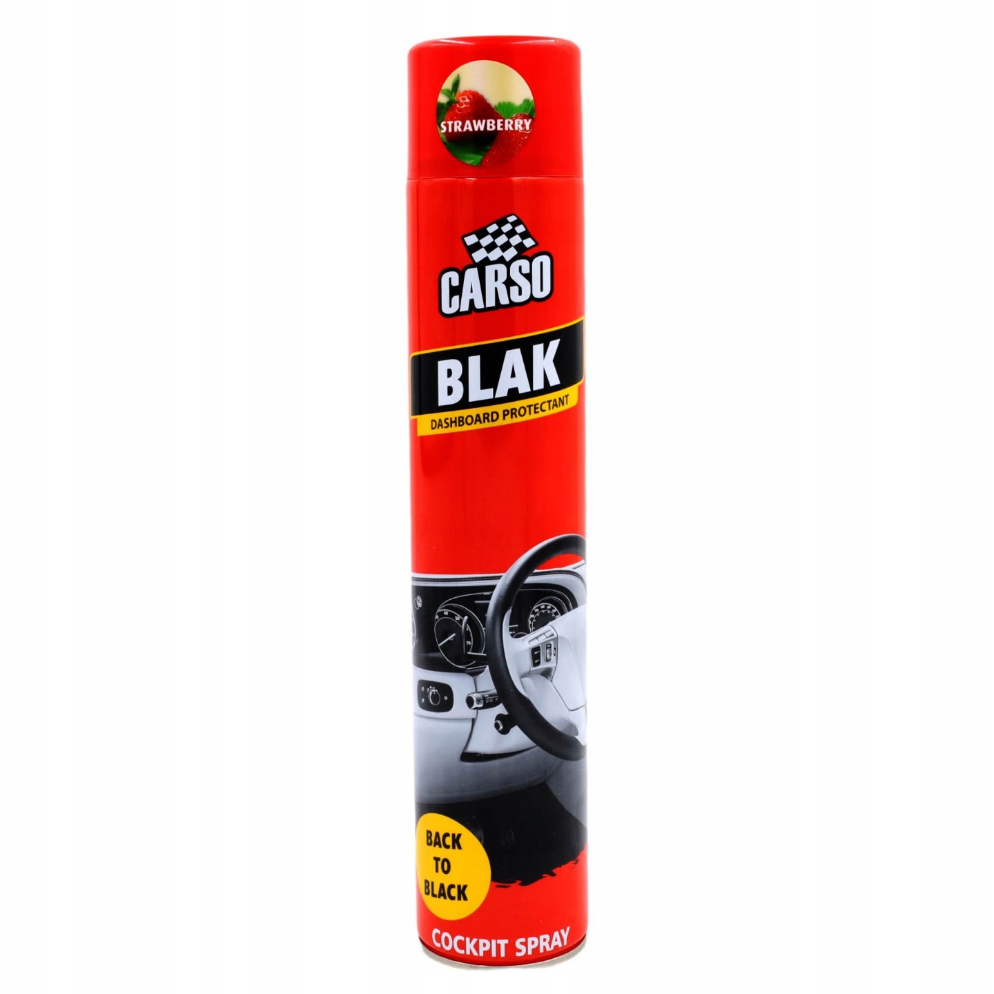 

Nabłyszczanie Kokpitu Carso Blak Truskawka 750ml