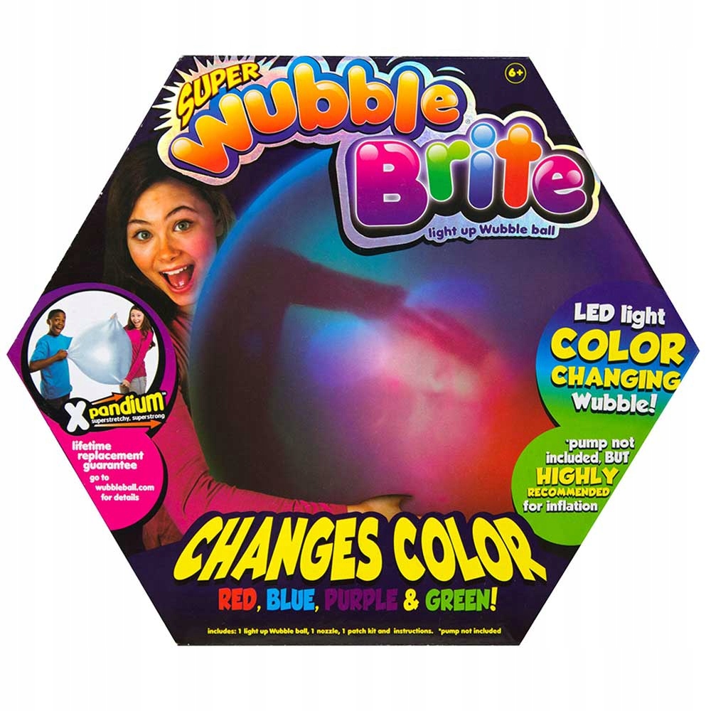 

Wubble Brite Świecąca Led Bańkopiłka Kolorowa