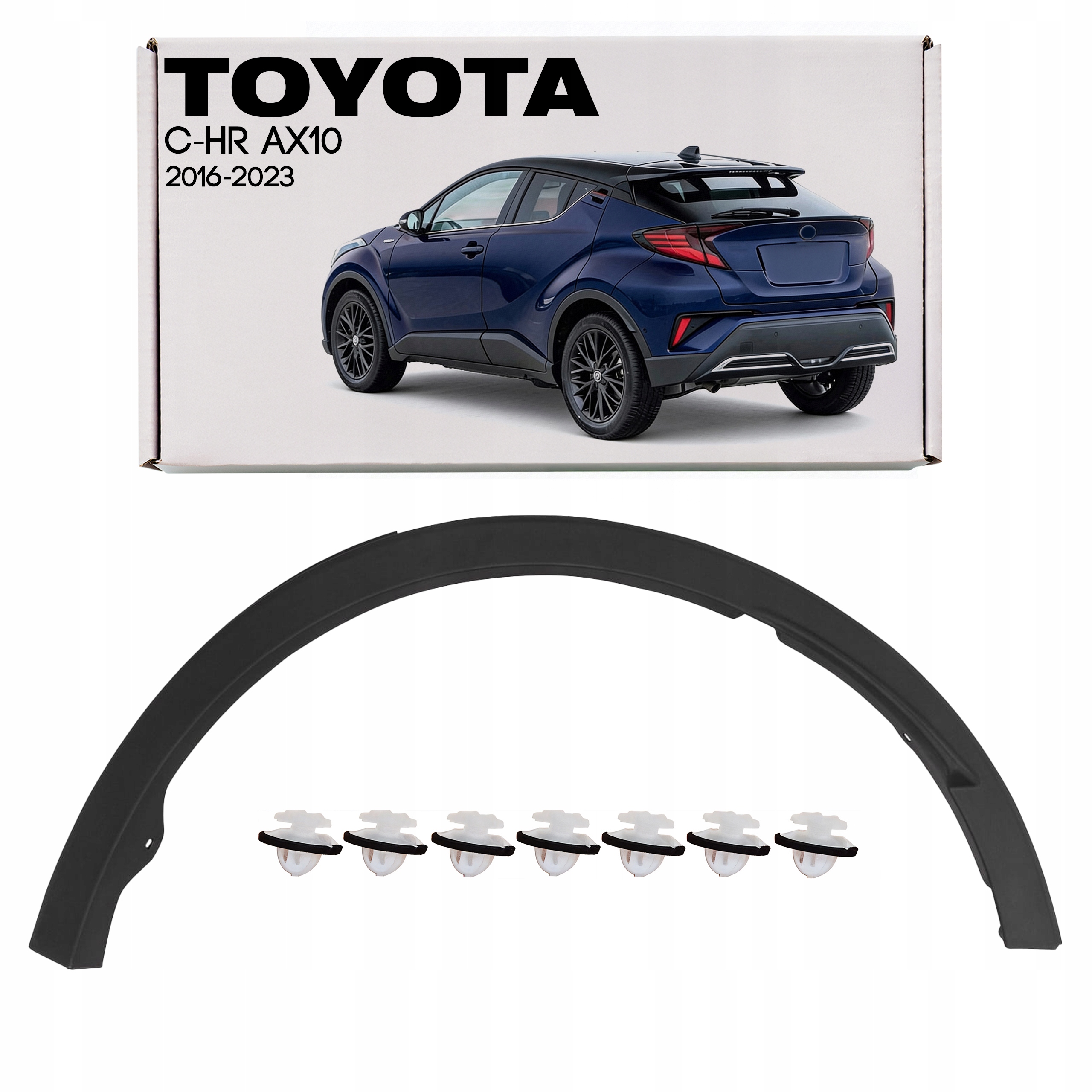 Toyota C-hr AX10 2016-2023 Lišta Zadního Blatníku Levá 75606F4010