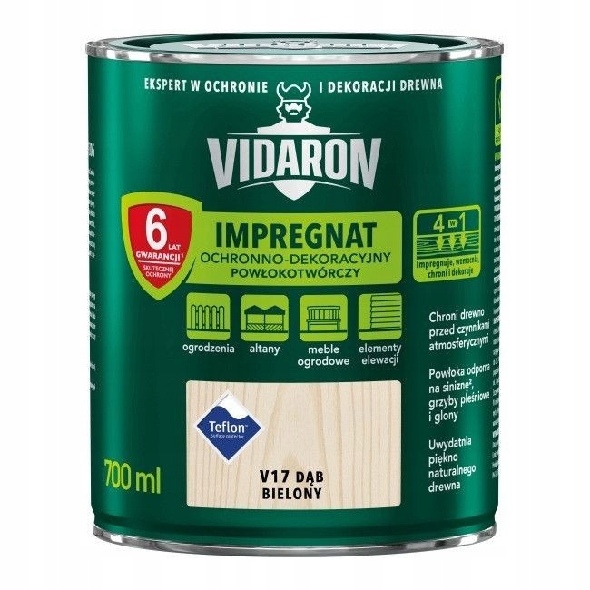 

Vidaron Impregnat Drewno 0,7L Dąb Bielony V17