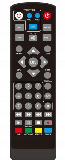 Pilot do dekodera DVB-T2 Comsat TE2050HD