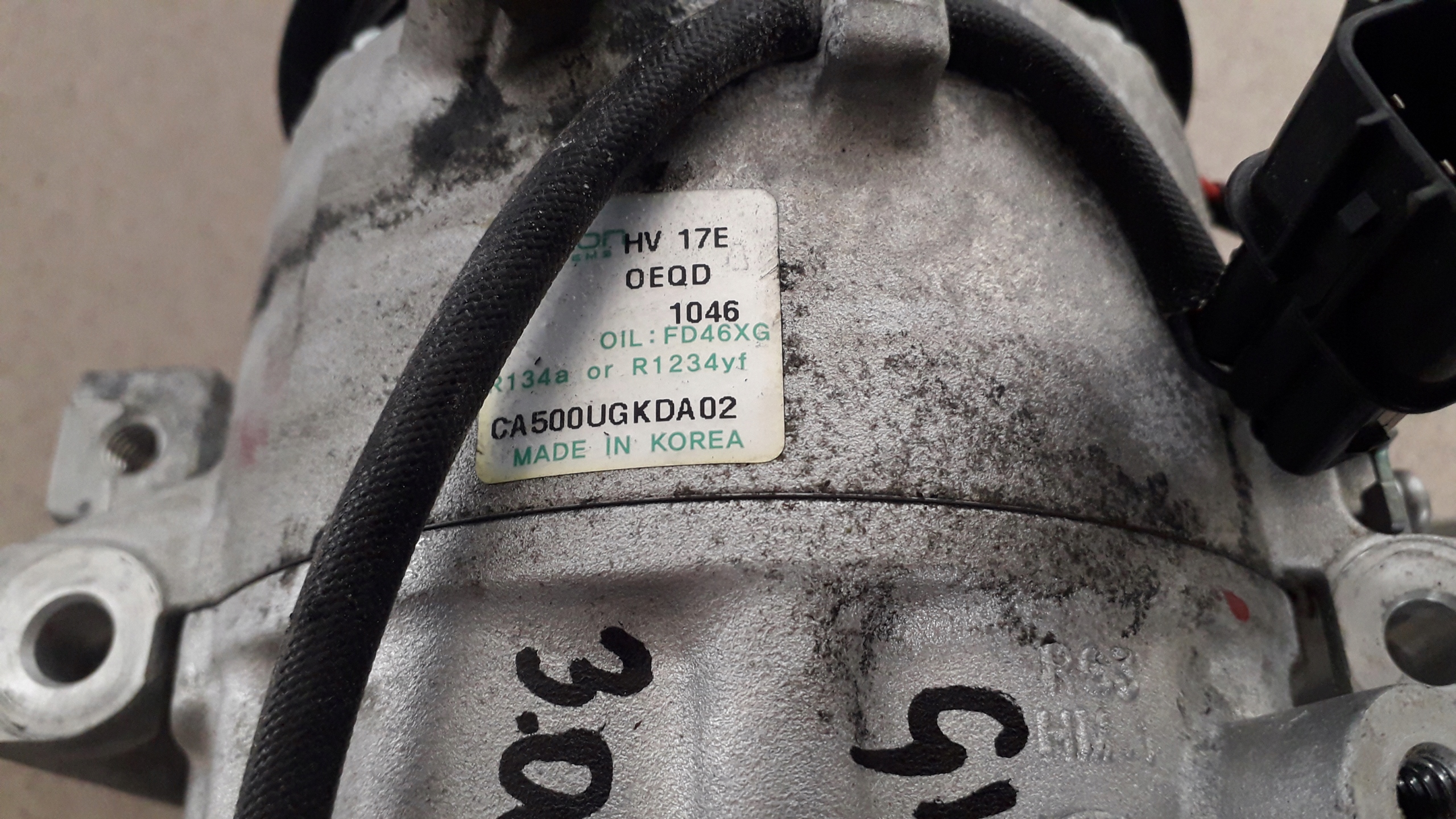 Hyundai Genesis GV80 2020- компрессор кондиционера