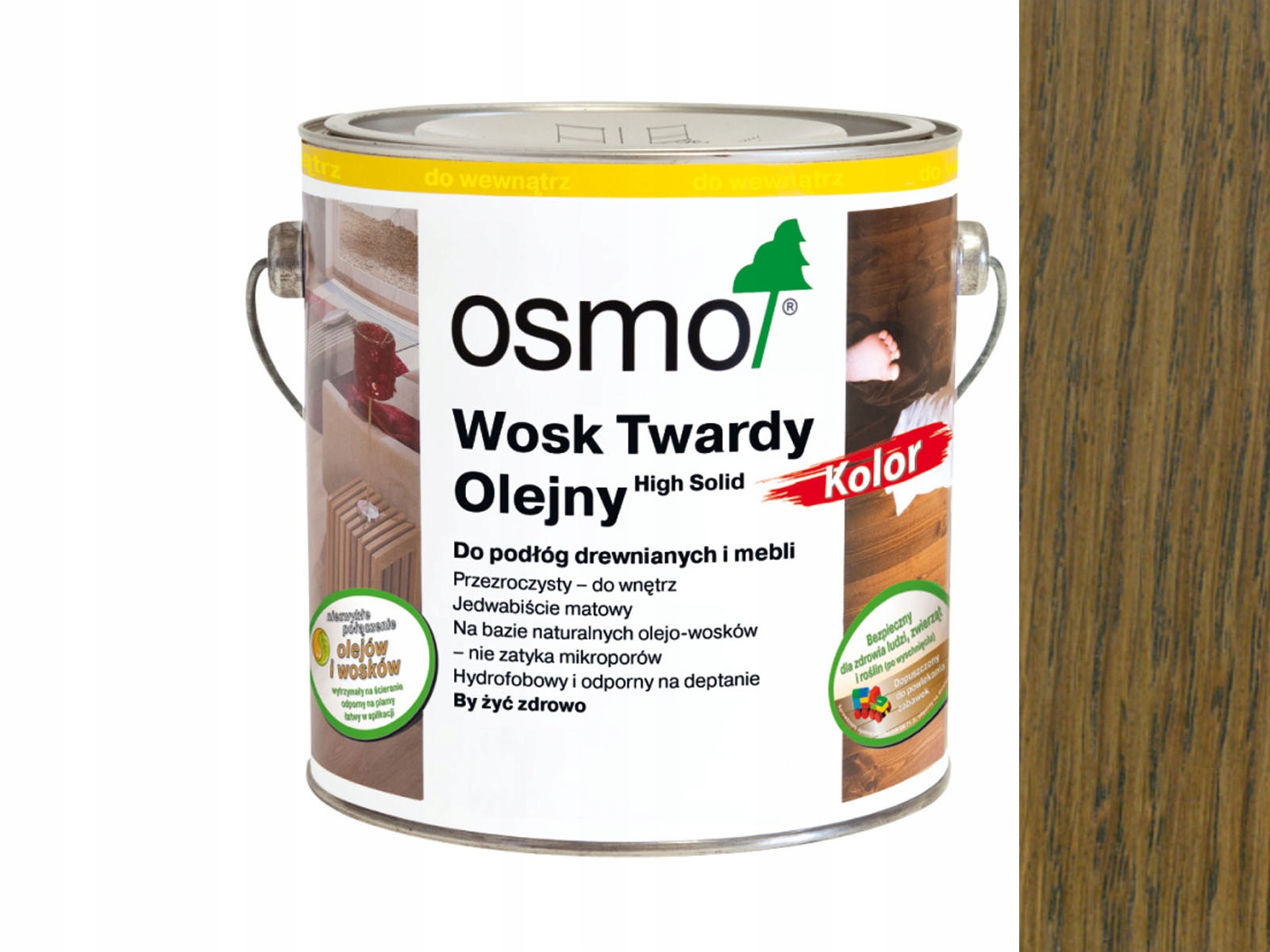 

Osmo 3075 wosk twardy olejny olej 0,125 L Czarny