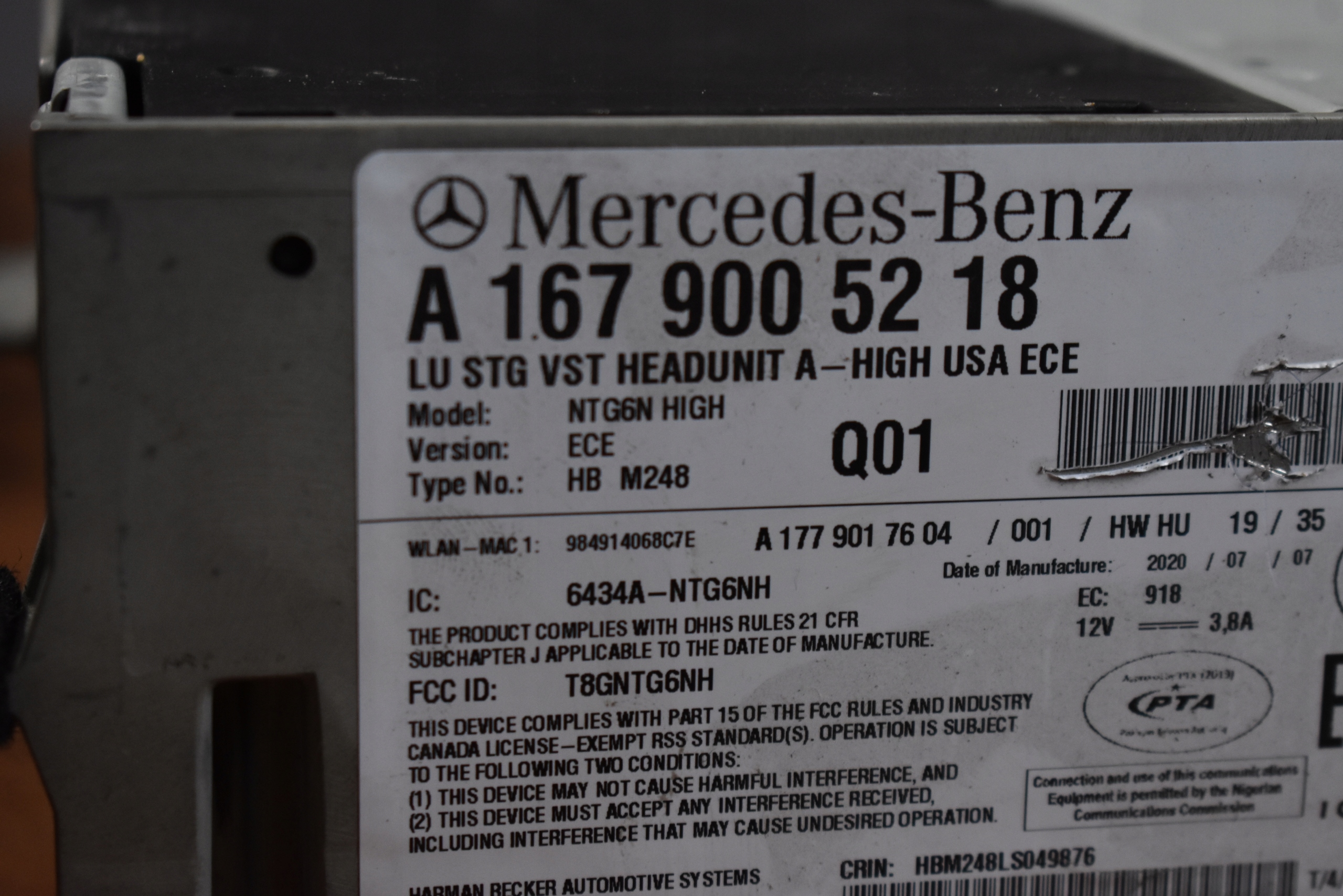 IDEALNY module player navigation devices MERCEDES W167 W177 1 9