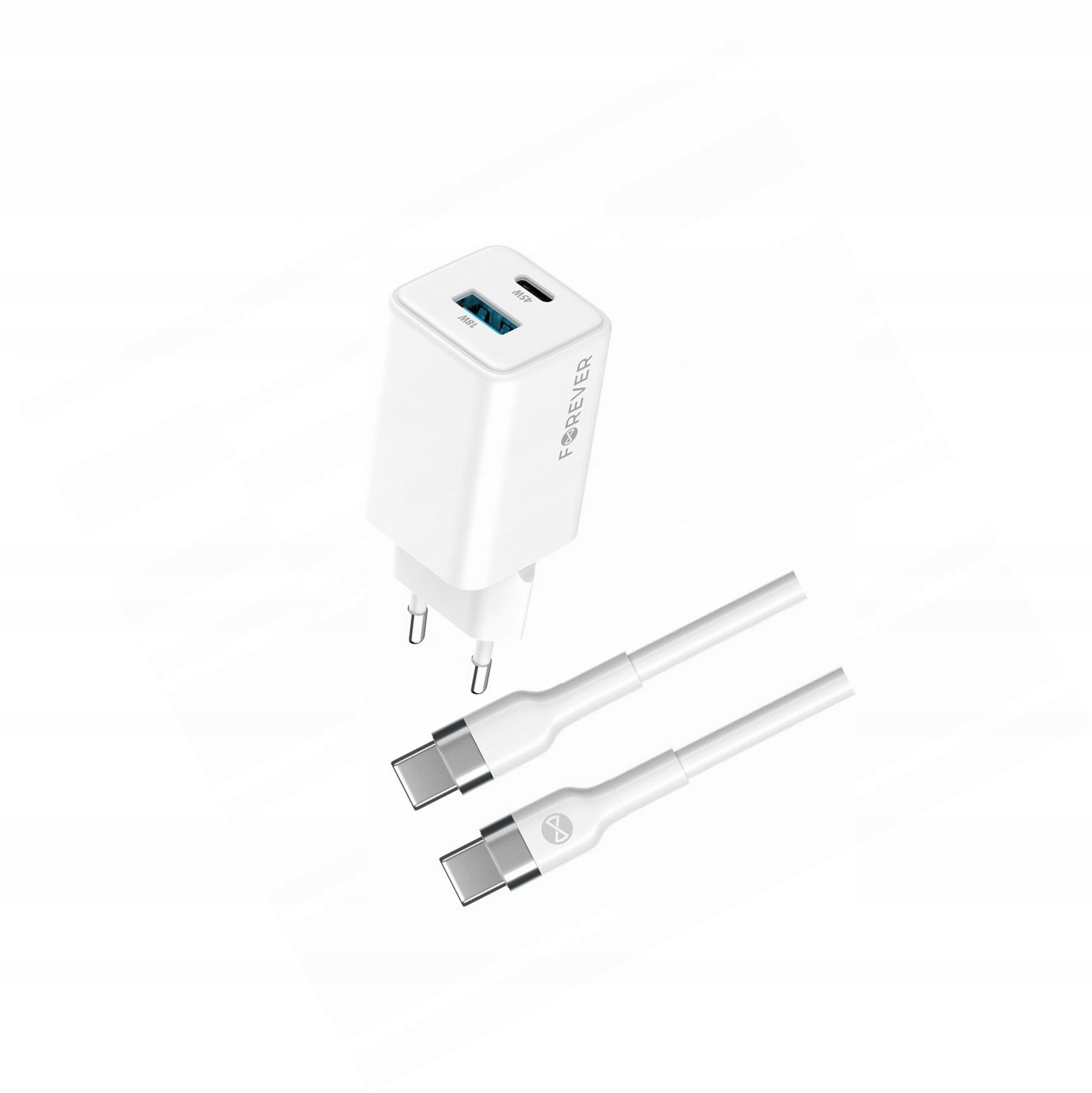 Szybka ładowarka GaN 45W Usb-c z kablem do Samsung Galaxy Note 10 Plus