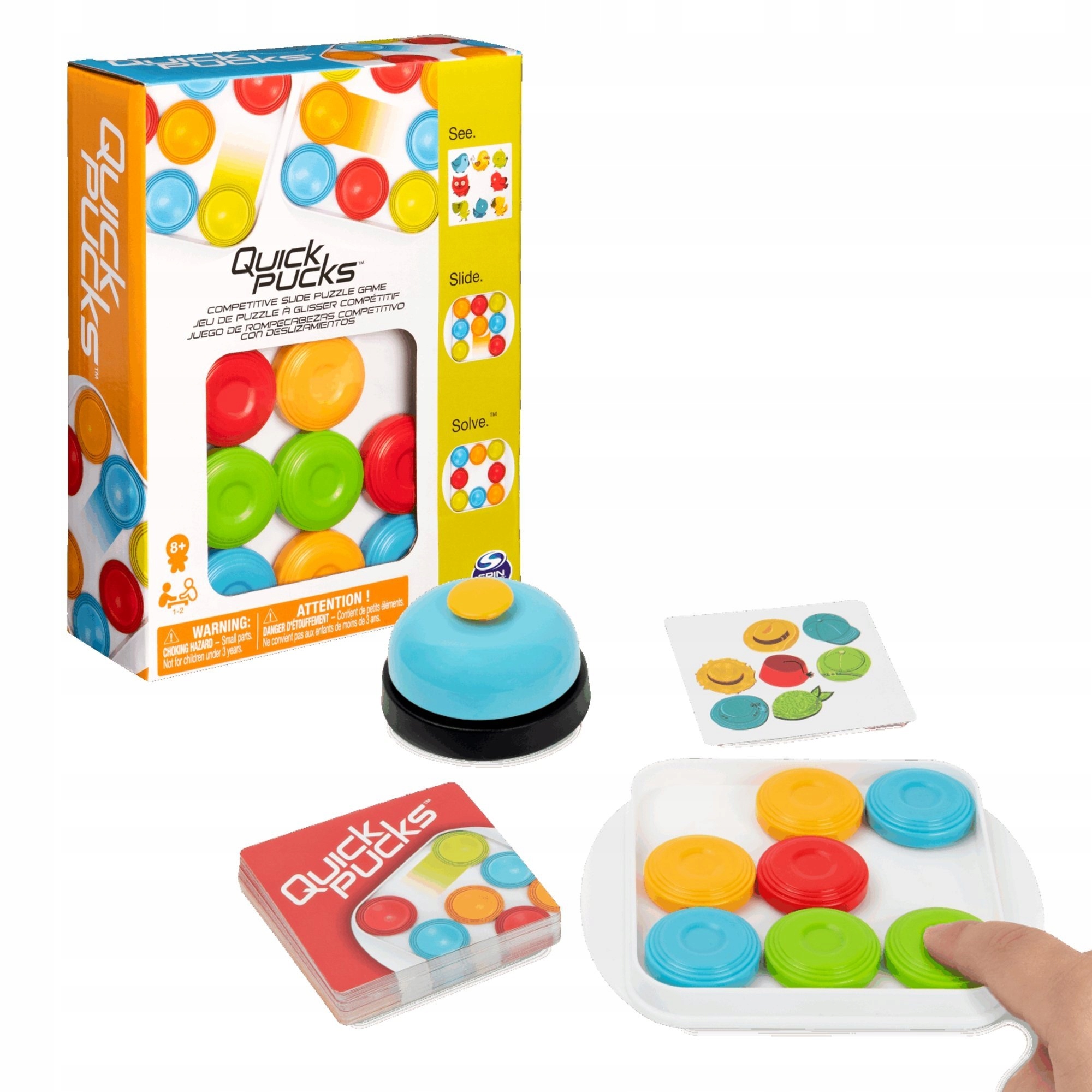 

Gra Logiczna Quick Pucks Szybkie Krążki Karty