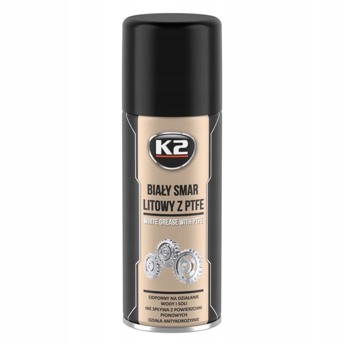 

K2 Smar Litowy Biały Z Teflonem Ptfe 400ML