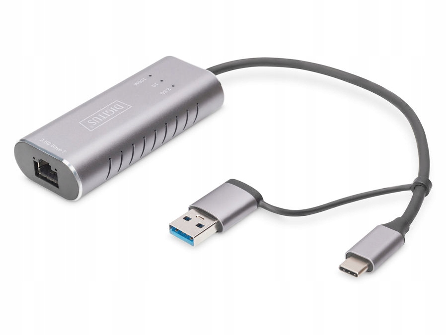 Adapter USB-C na Gigabit Ethernet 2,5G DIGITUS DN-3028