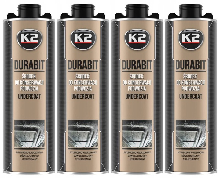 

Środek Do Konserwacji Podwozia K2 Durabit 4x1L