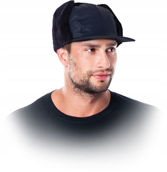 

Czapka Z Daszkiem zimowa patrolówka nauszniki