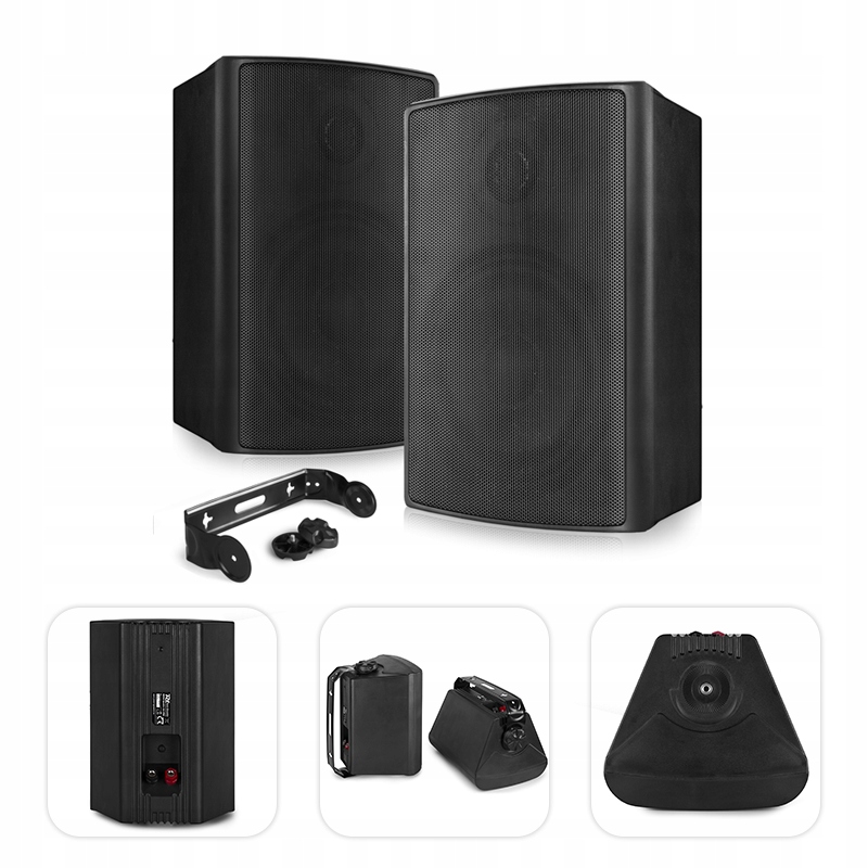 Kolumny ścienne do domu ogrodu baru 2szt IP56