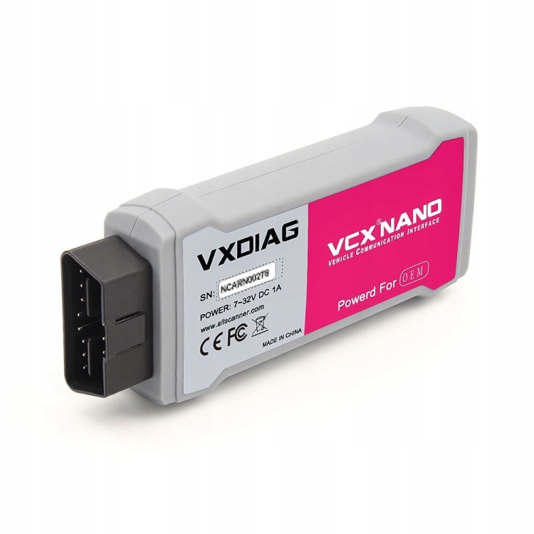 VXDIAG RENAULT J2534 Kod producenta VXDIAG RENAULT