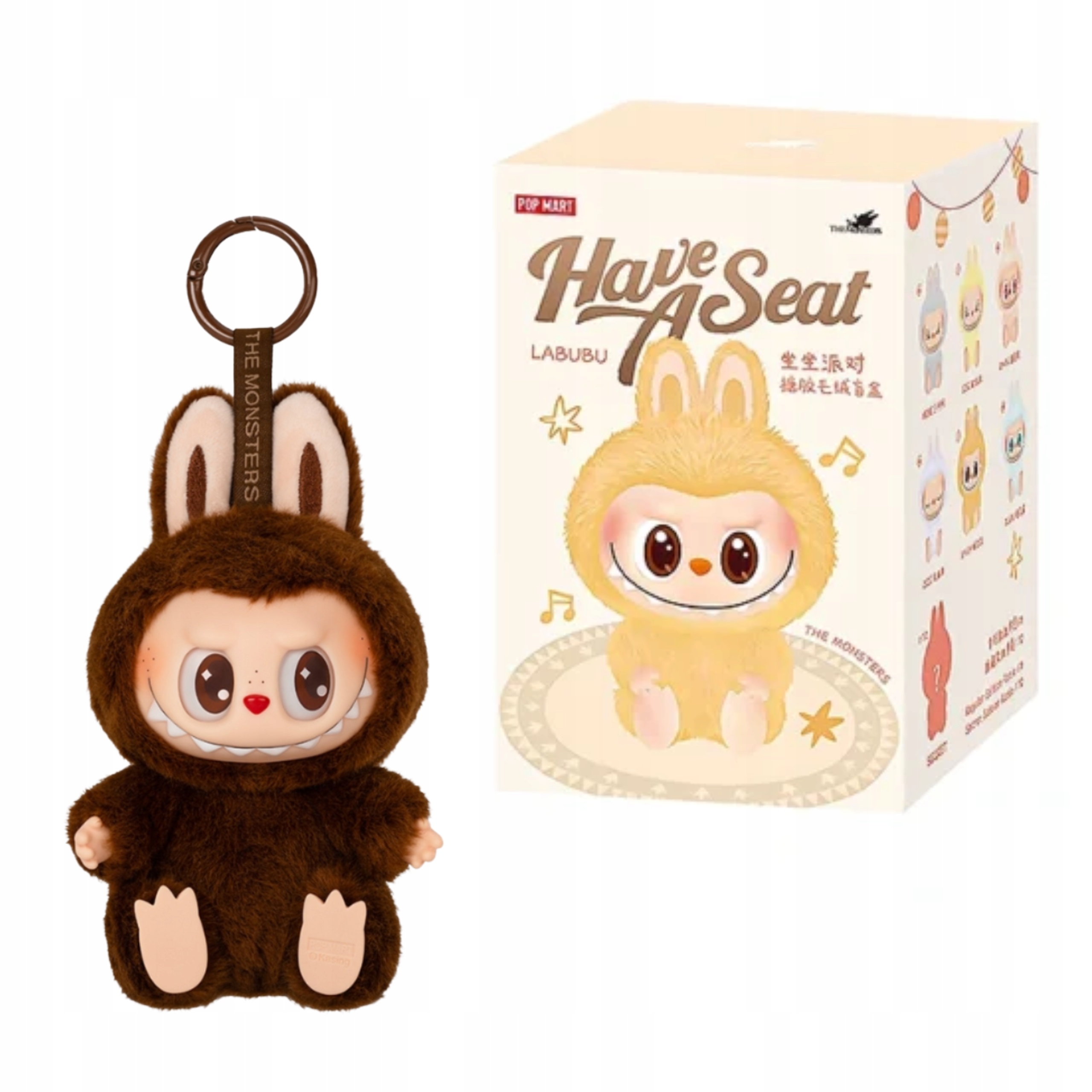 LABUBU THE MONSTER Have A Seat 2個 LABUBU THE MONSTER Have A Seat ぬいぐるみ POP MART 公式