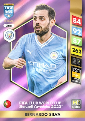 2025 Panini Adrenalyn XL Fifa 365 366 Bernardo Silva