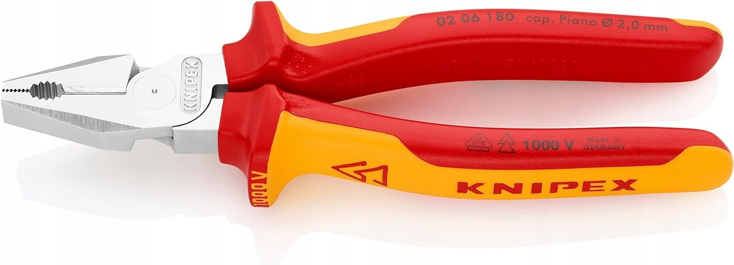 Kleště. Univerz.o zvětšit.přeložení VDE,z rukojeti.vícekomponentní 180 mm Knipex