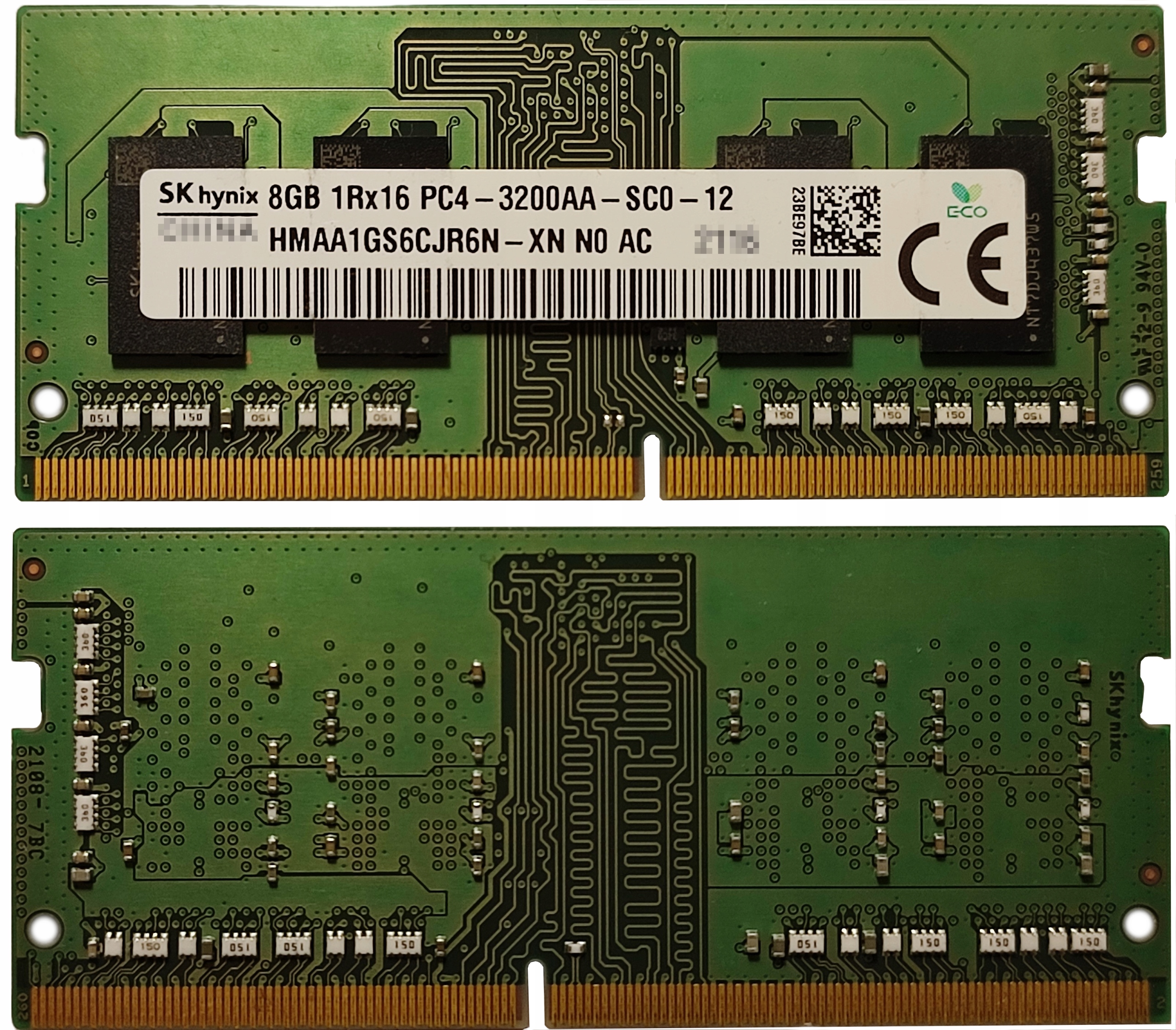 (n) 8GB 1*8GB Hynix DDR4 3200MHz 1,2V HMAA1GS6CJR6N-XN