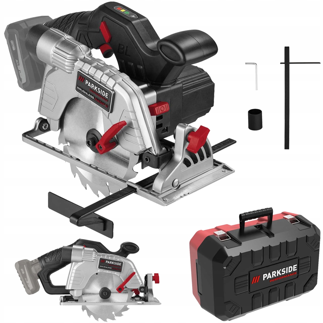 Akumulatorowa Pilarka Tarczowa Do Drewna Parkside Phksap B2 12V Walizka